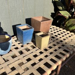 Plant Pots-set Of 3