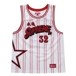 SUPREME “STAR” BASKETBALL JERSEY SIZE SMALL