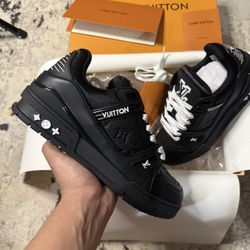 Black Louis Vuitton Trainers 