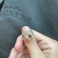 14k HorseNugget Ring 