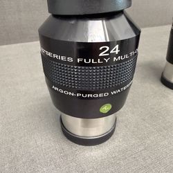 (3) 2 inch explore scientific eyepieces