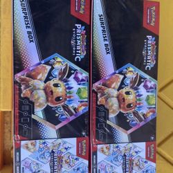 Pokemon Prismatic Evolutions Booster Bundle + Surprise Box Bundle (Sam's Club) 