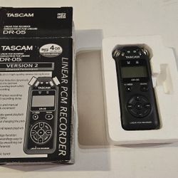 TASCAM DR-05 AUDIO RECORDER