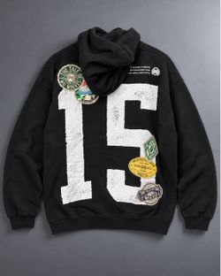 Darc Sport NWT Tale of Two Wolves Black Hoodie Brand New Size Large