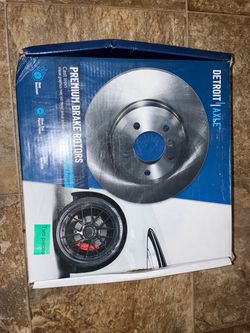 Detroit Axle Premium Cast Iron Brake Rotors
