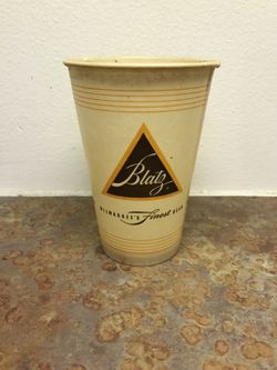 Blatz Wax Paper Cups