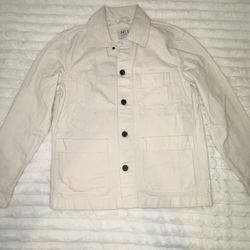 H&M Men's Cream Jacket Size Small