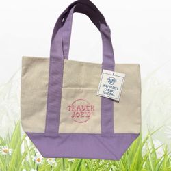 Trader Joe’s Spring Mini Tote PURPLE