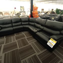 6pc Power Reclining Sectional L/R Set