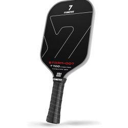 YVMOVE Pickleball Paddle with T700 Raw Carbon Fiber Surface & 16mm STR-Core Power Polymer Core, Premium Pickle Ball Racket Designed for Ultimate Spin 