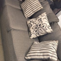 Three Cushion Couch/Queen Pullout Bed