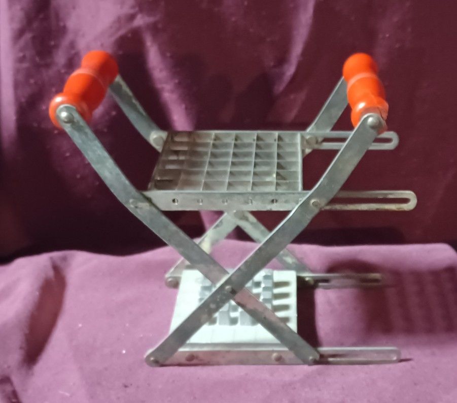 Vintage potato or vegetable cube cutter.