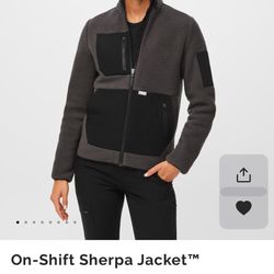 Scrubs-Figs Sherpa Jacket 