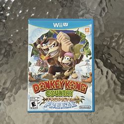 Donkey Kong Tropical Freeze For Nintendo Wii U - CIB With Case + Manual + Insert