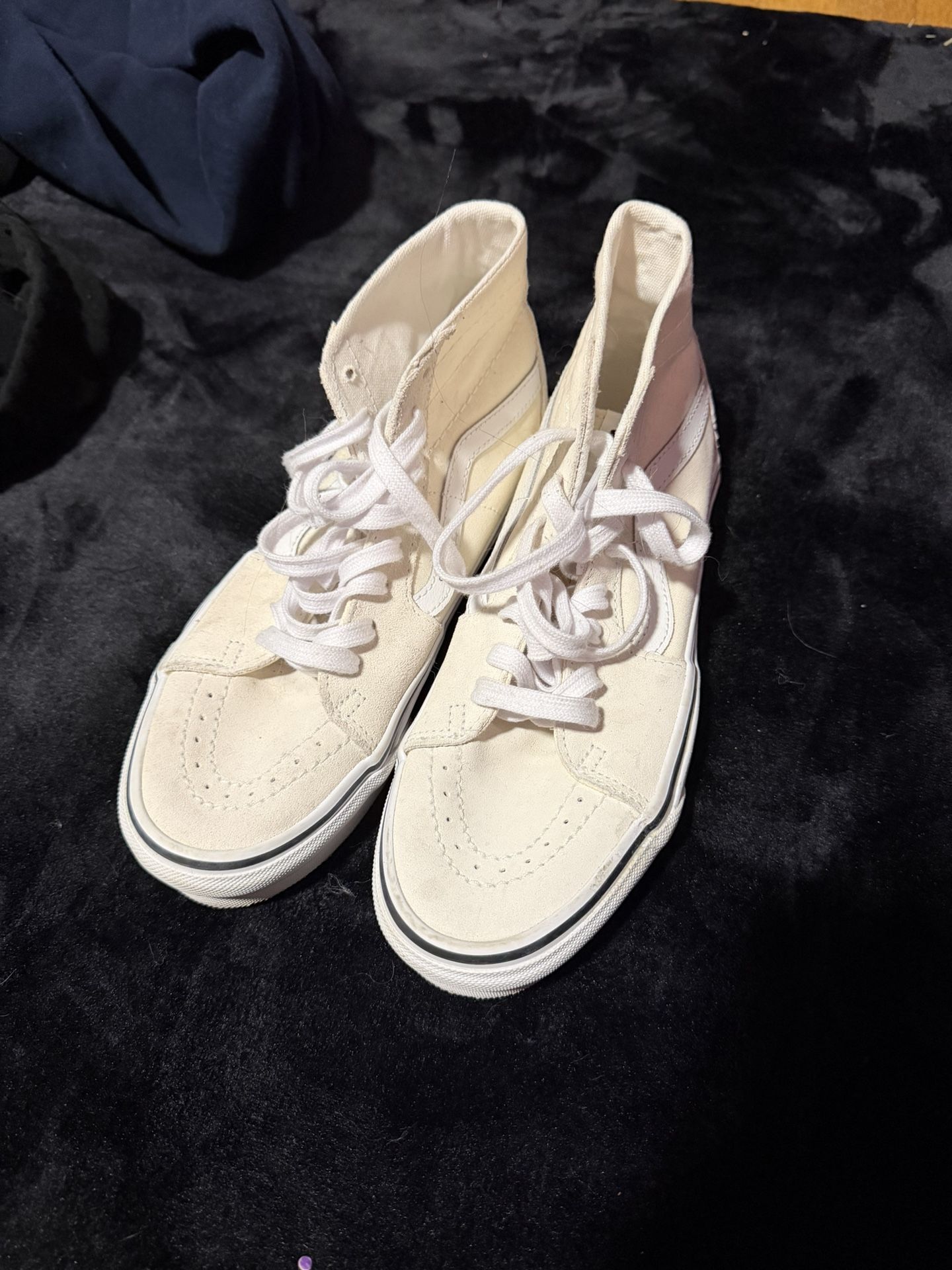 womens 8.5 beige/yellow vans