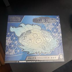 Pokemon Etb Box Stellar Crown New 
