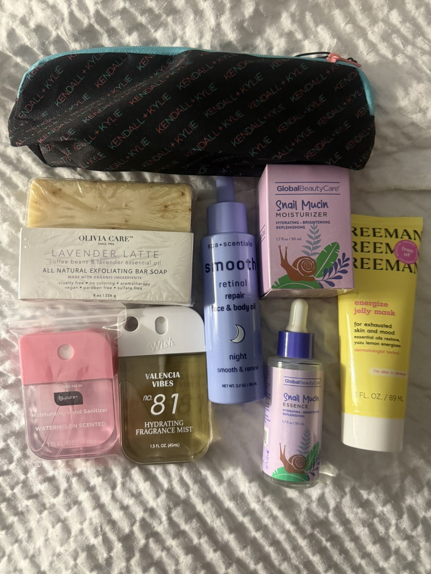 Large gift set of self-care items