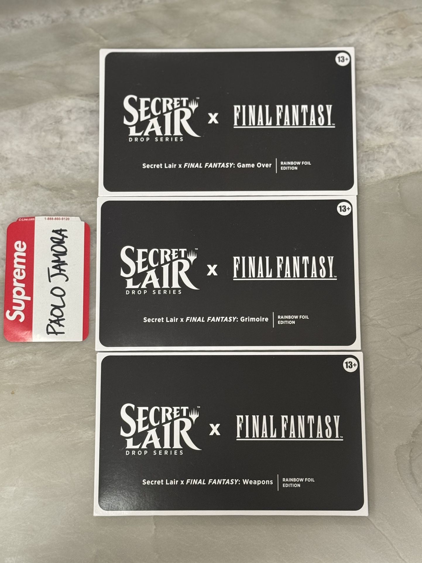Secret Lair Final Fantasy Set Rainbow Foil Sealed