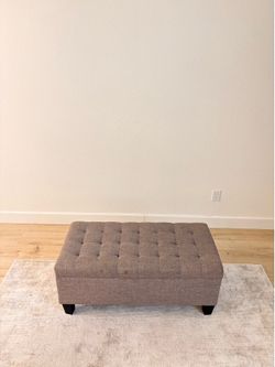 Tufted Storage Ottoman / Storage Chest / Bench with Hidden Storage