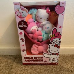 Hello Kitty And Friends Valentines Plush Bouquet 
