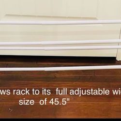 White Metal Shoe Rack