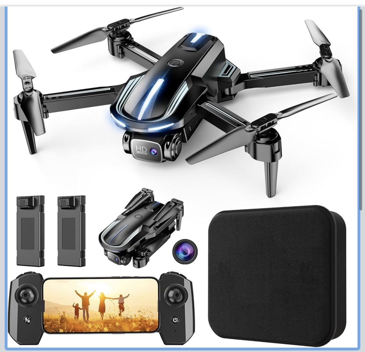 Drone with Camera 1080P HD FPV Foldable Mini Drone