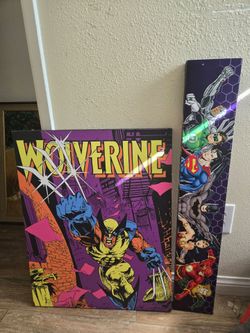 D c characters and wolverine