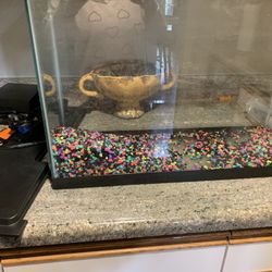 Aqueous Fish Tank And Kit Only Used Two Months 