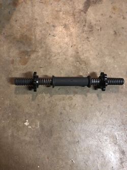 Single 1” Adjustable Curl Bar