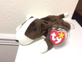 "Bruno" - dog -ty beanie baby