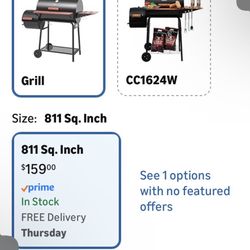 Charcoal Grill With Offset Smoker