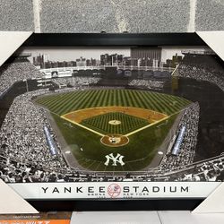 New York Yankee Stadium Baseball - Stadium Views Framed Photo - 19 x 28