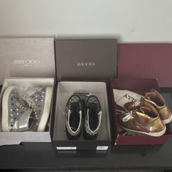 DESIGNER 👟  GUCCI, Jimmy Choo, & BALLY $425