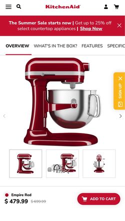 Kitchen Aid mixer