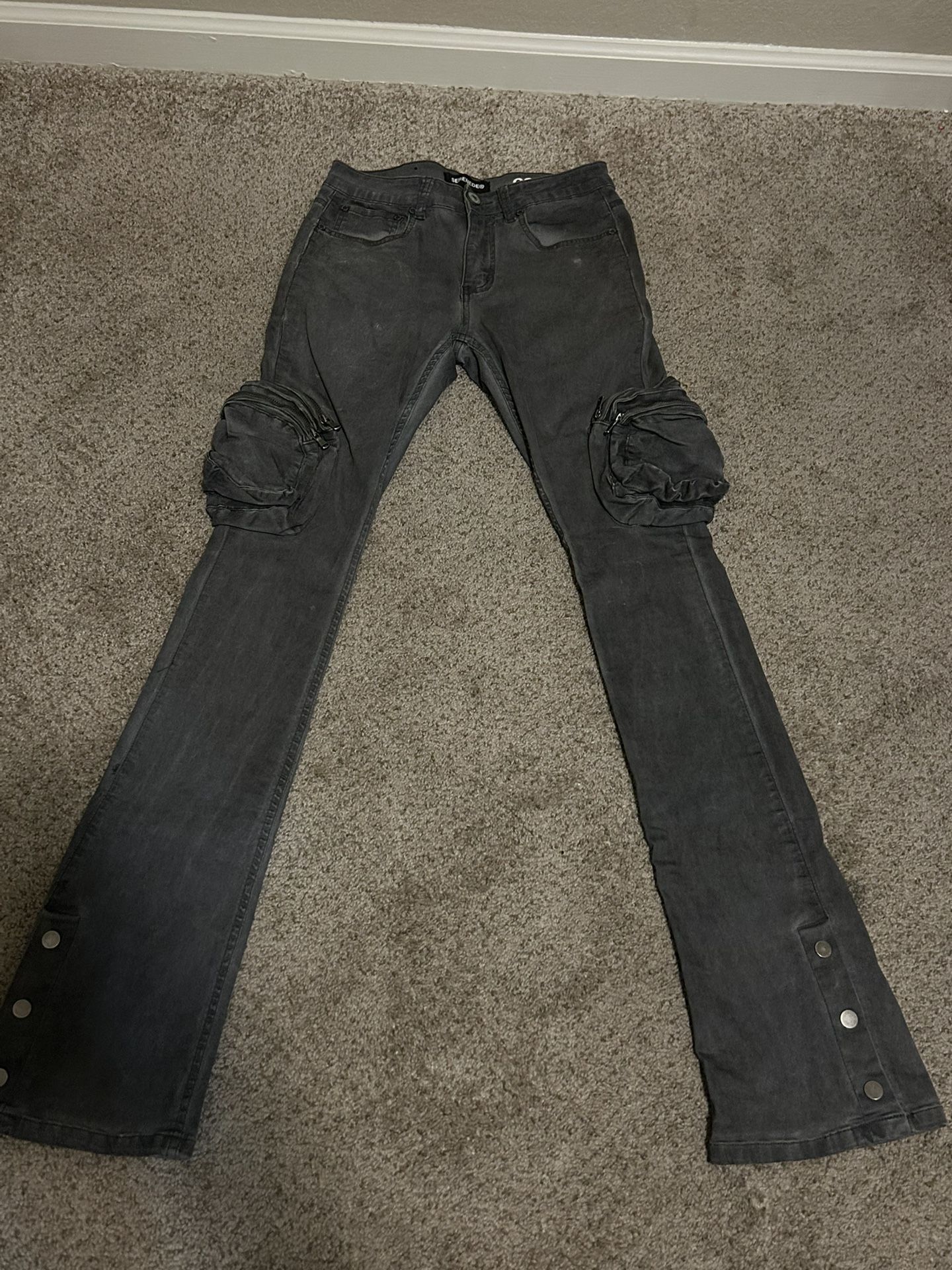 MENS SERENEDE SALEM STACKED CARGO JEANS