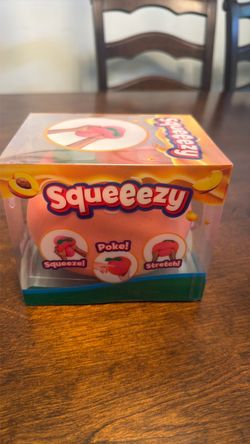Squeeezy Peach Squishy Toy