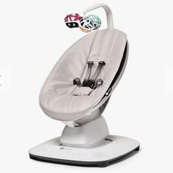 4moms MamaRoo Multi-Motion Baby Swing, Bluetooth Enabled with 5 Unique Motions, Grey
