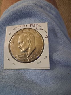 IKE 1978 Dollar with Error
