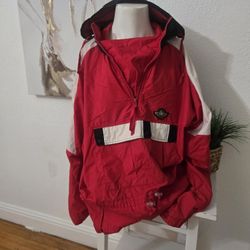 Vintage Serac TGF Weatherproof Half Zip Windbreaker Size 44 