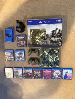 PlayStation 4 PS4 Slim 1TB Call of Duty WWII Limited Edition Bundle