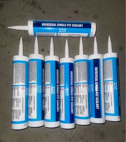 8-Pack Universal Single-Ply Roof Sealant – New