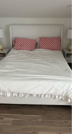 White Queen Bed Frame