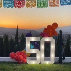 Marquee LIght Up Numbers