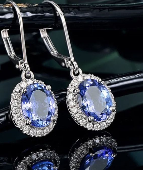 Princess Royal Blue Ear Rings