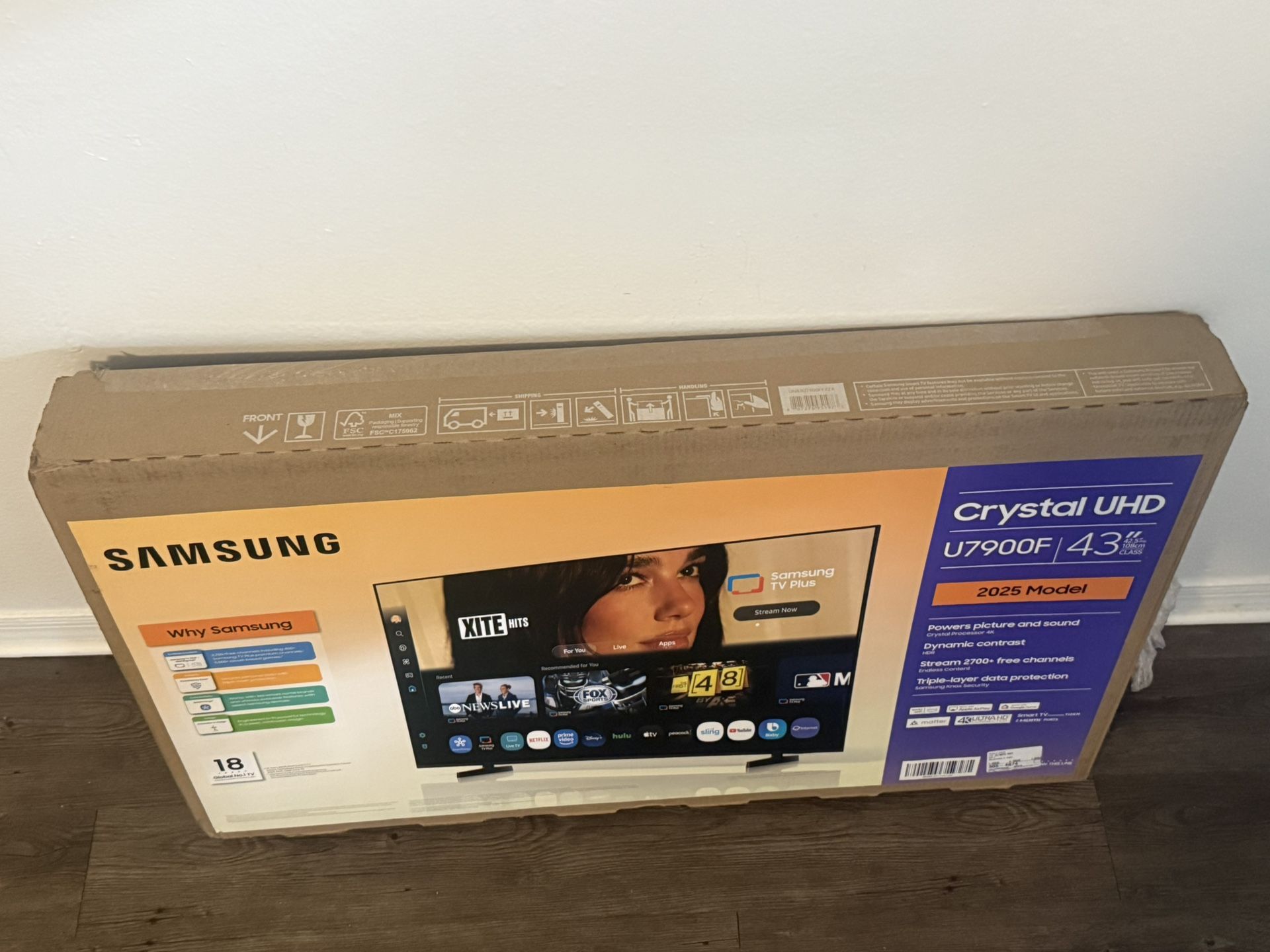 Brand New 43 Inch 2025 Samsung Smart TV!
