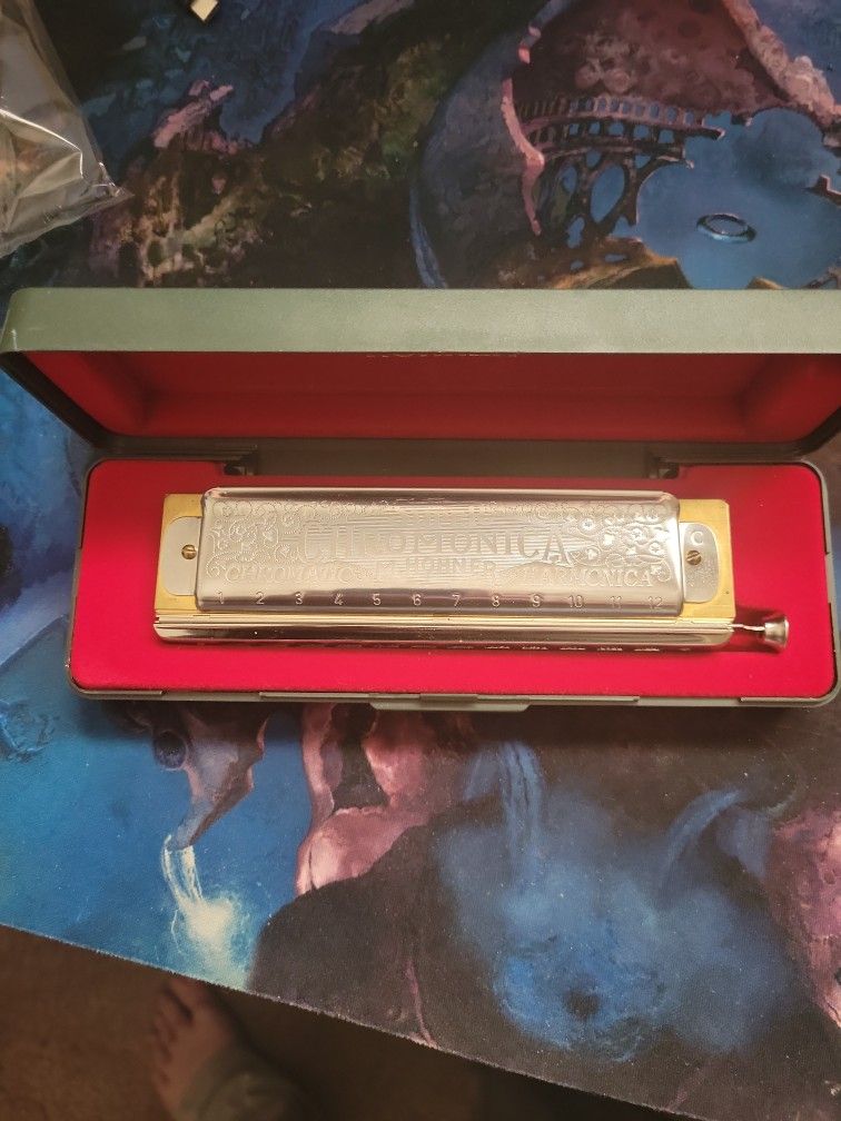 Hohner C Harmonica With Slider And Set