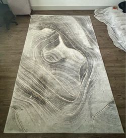 Greige Area Rug