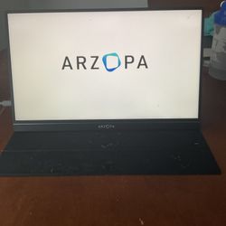 (ARZOPA 15.6 Inch Widescreen LCD Monitor), (MINI HDMI) No C-USB charger