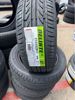 215/55/17 DELINTE ALL SEASON MOUNT BALNCE CASH PRICE WE OFFER FINANCE