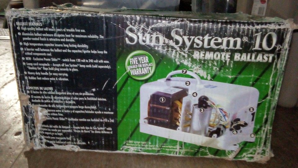 Sun System 10 Remote Ballast by Sunlight Supply, Inc.